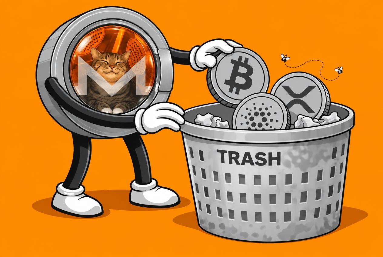 Dirty Laundry Coin taking out the trash